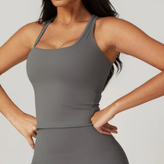 Freesia - Activewear Racerback Tank Top