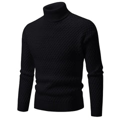 Jett - Men’s Textured Knit Turtleneck Sweater