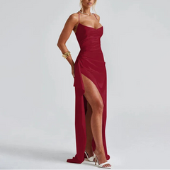 Kaja - Thigh High Split Maxi Dress