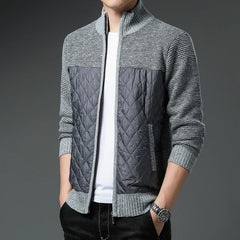 Axl - Men’s Quilted Knit Cardigan