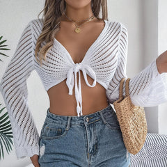 Fenja - Crocheted Crop Top