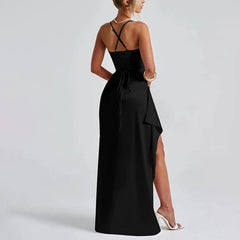 Kaja - Thigh High Split Maxi Dress