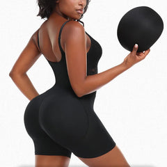 Full Body Lace Bodysuit with Butt Pads