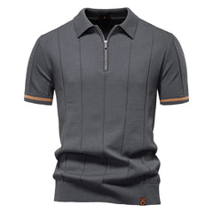 Kaelric – Zip Collar Knit Polo
