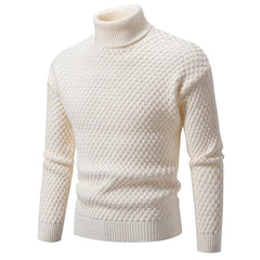 Jett - Men’s Textured Knit Turtleneck Sweater