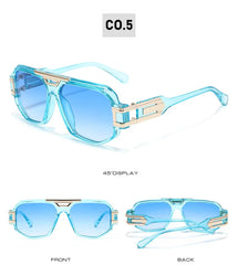 Elin - Retro Square Sunglasses