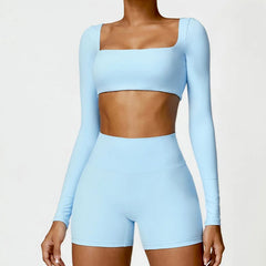 Ysoria – Sculpt Long Sleeve Active Crop Top