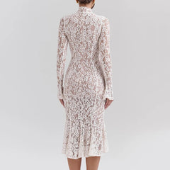Astra - Lace Midi Dress