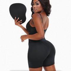 Full Body Lace Bodysuit with Hip Pads