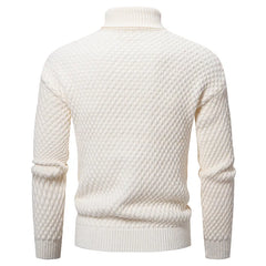 Jett - Men’s Textured Knit Turtleneck Sweater