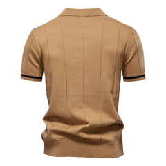 Kaelric – Zip Collar Knit Polo