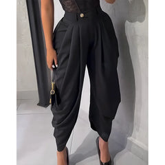 Posie - High-Waist Wide Leg Pants