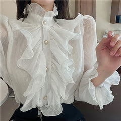 Amelise - Ruffle Blouse