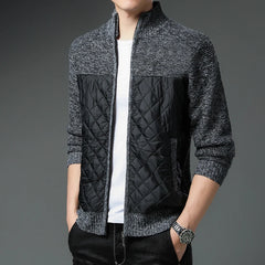 Axl - Men’s Quilted Knit Cardigan