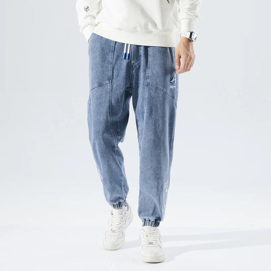 Amias - Urban Relaxed Fit Denim Joggers