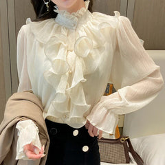 Amelise - Ruffle Blouse