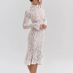 Astra - Lace Midi Dress