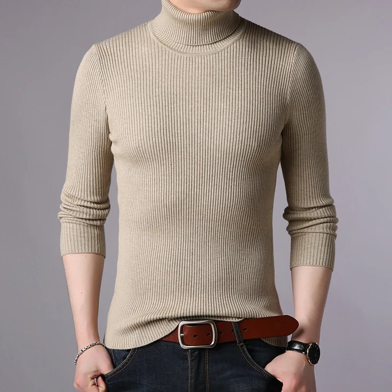 Asher - Pullover Turtle Neck Sweater - Model Mannequin