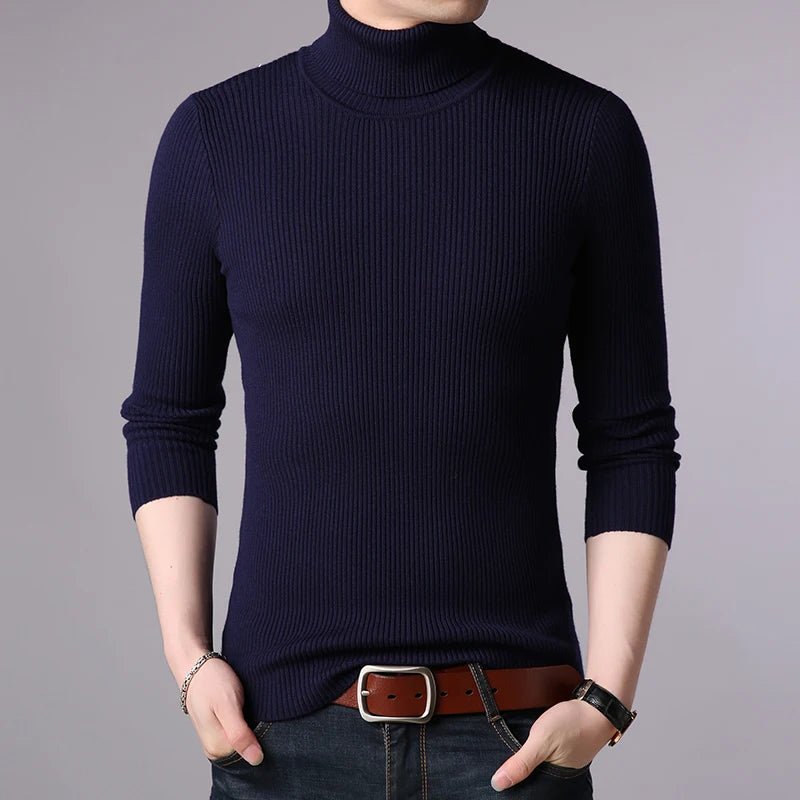 Asher - Pullover Turtle Neck Sweater - Model Mannequin