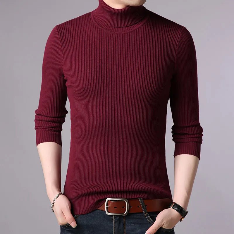 Asher - Pullover Turtle Neck Sweater - Model Mannequin