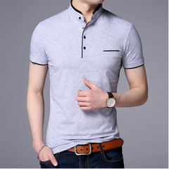 Liam - Camisa de cuello de mandarín