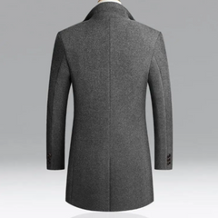 Raphael - abrigo de lana de pecho individual para hombres