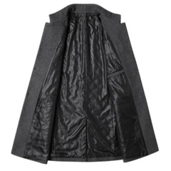 Raphael - abrigo de lana de pecho individual para hombres