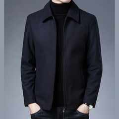 Jermaine - Chaqueta de cremallera casual para hombres