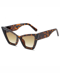 Stora cat eye-solglasögon