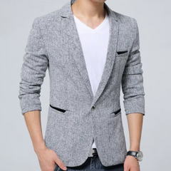 Ridge - Chaqueta Blazer de Fit Slim Fit para hombres