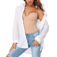 Built-In Bra Camisole Tops Tummy Control Slimming Underwear - Model Mannequin
