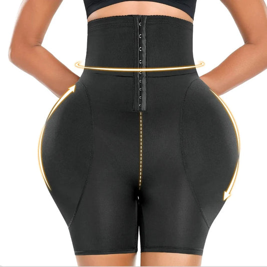 Quenara High Waist Heart-Shaped Hip &amp; Butt Padded Shaper Shorts