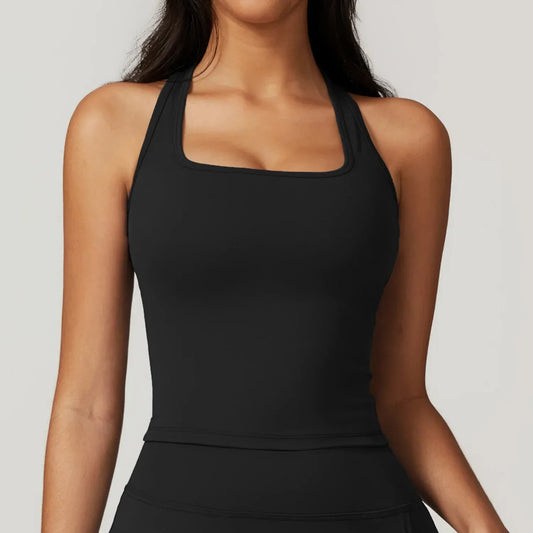 Freesia Racerback Tank Top – Sleek, Sculpted Activewear for Women