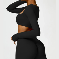 Ysoria – Sculpt Long Sleeve Active Crop Top