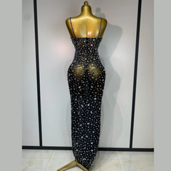 Zeraphielle – Crystal Illusion Rhinestone Gown