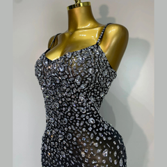 Zeraphielle – Crystal Illusion Rhinestone Gown