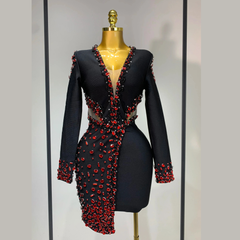 Calanthe - Embellished Bandage Dress