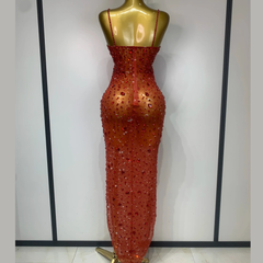 Zeraphielle – Crystal Illusion Rhinestone Gown