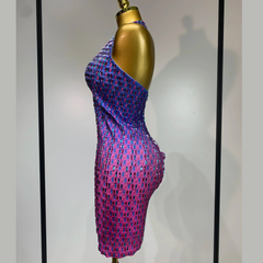 Zynara – Halter Embellished Bodycon Mini Dress