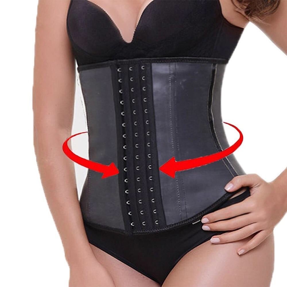 9 Piece Steel Bone Latex Waist Trainer Corset - Model Mannequin