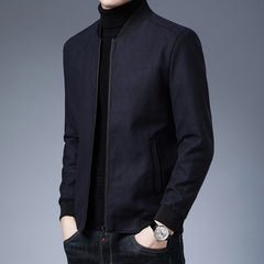 Oliver - Classic Baseball Collar Zipper Jacket