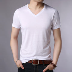 Noah - Short Sleeves V-Neck Tee Shirt