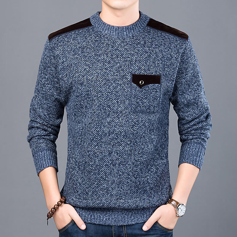 Michael -  Knitted Pullover Long-Sleeve Sweater