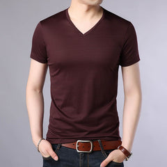 Noah - Short Sleeves V-Neck Tee Shirt