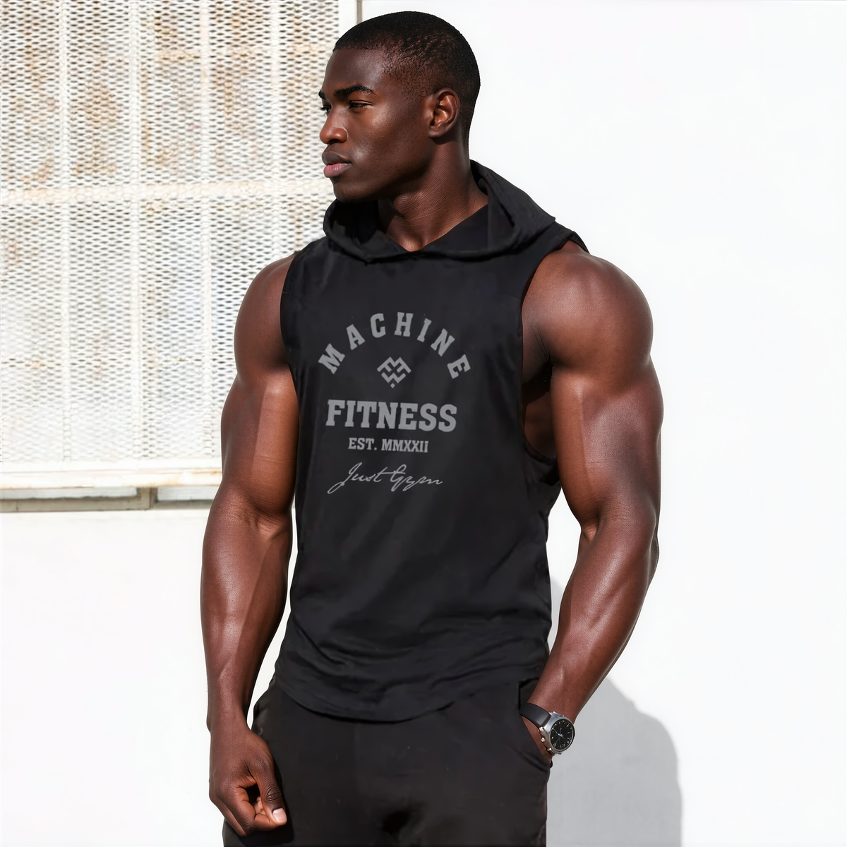 Torvian – Hooded Muscle Training Tank