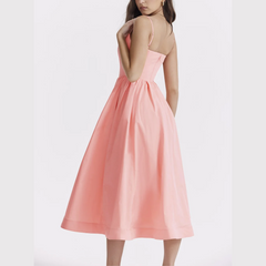 Monroe - Spaghetti Strap A-Line Midi Dress