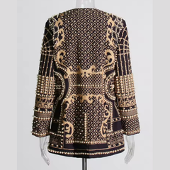 Novalie - Embellished Pearl & Bead Blazer