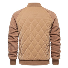 Tharvion – Quilted Panel Zip-Up Men’s Jacket