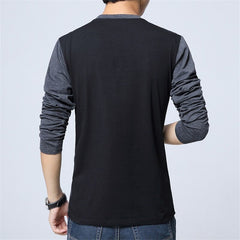 Mateo - Paneled Long Sleeved T-Shirt