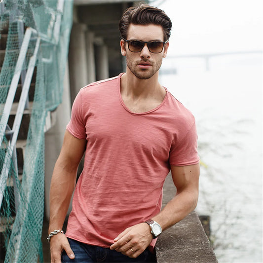 Orvyn – Classic V Neck T-Shirt